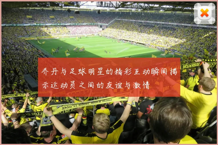 乔丹与足球明星的精彩互动瞬间揭示运动员之间的友谊与激情